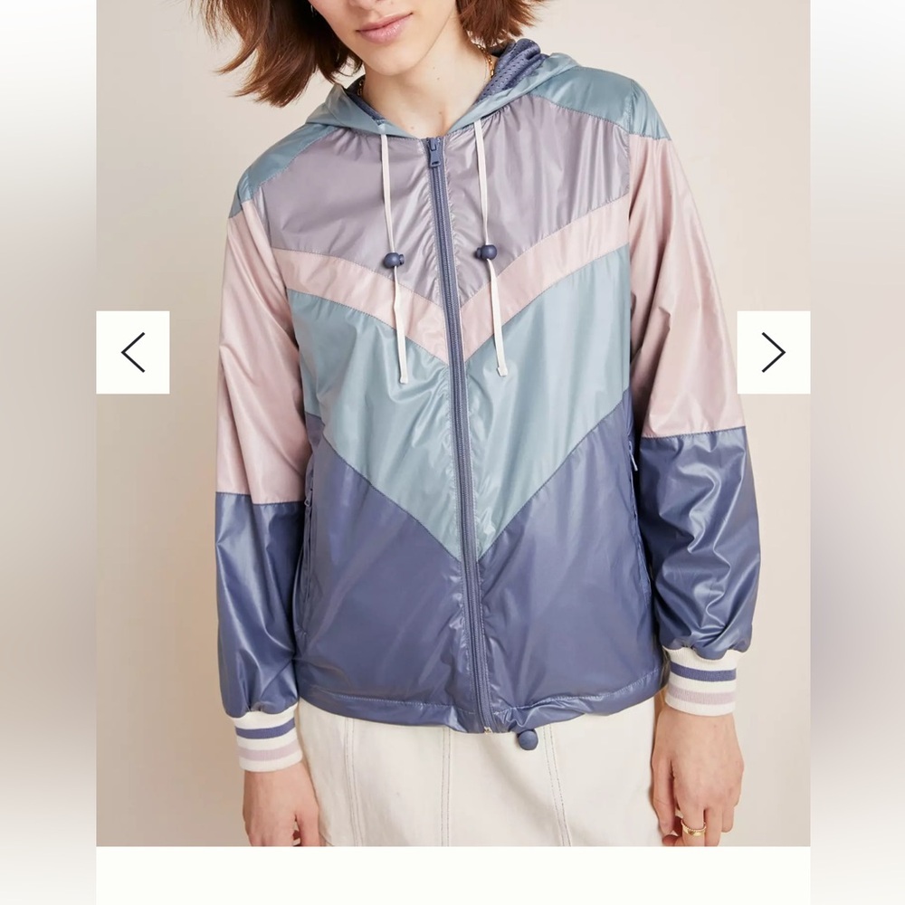 MOTHER The Sport Breaker Jacket Final Lap Wash Full Zip Lightweight Size Small